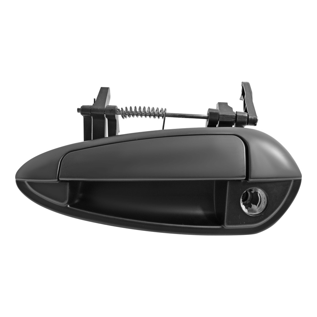 MANIJA EXTERIOR FT GRANDE PUNTO 05-12  CON HOYO PARA LLAVE LISA NEGRA PLASTICO HUSHAN Izquierdo Delantera  