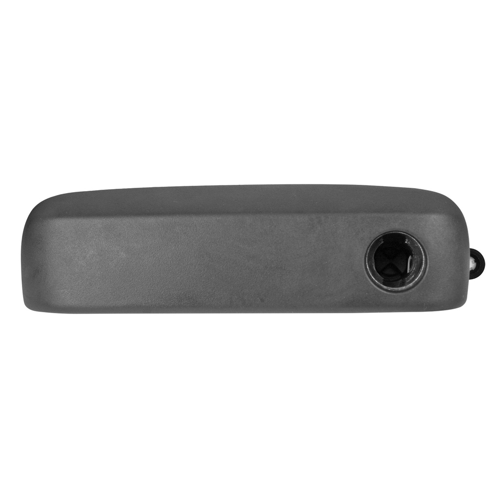 MANIJA EXTERIOR FT UNO 15-20  RAM PROMASTER RAPID 17-20  CON HOYO PARA LLAVE CORRUGADA NEGRA PLASTICO GENERICA Izquierdo Delantera  