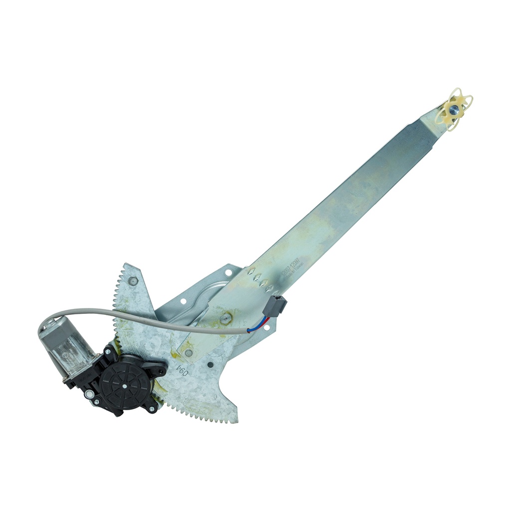 ELEVADOR DE CRISTAL FD PICK UP/F-150/F-250/F-350/BRONCO 80-96  ELECTRICO 2 PINS CON MOTOR 12VCC HUSHAN Derecho Delantera  