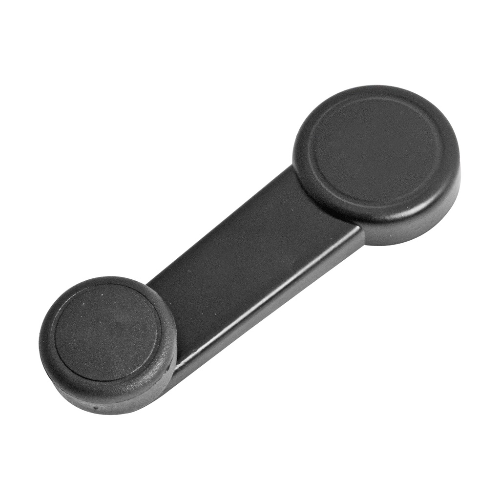 MANIJA DE ELEVAR FD FIESTA 97-10/KA 01-08/IKON 01-15/FOCUS 00-11/ECOSPORT 04-12/COURIER 01-12/FIGO 16-20/RANGER 13-20  PERILLA NEGRA BASE TODA METAL NEGRA    