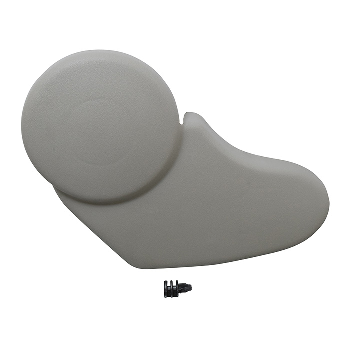 MANIJA INTERIOR FD KA 01-08/COURIER 01-12/IKON 01-07  GRIS PLASTICO TAPA LATERAL PARA ASIENTO Derecho   