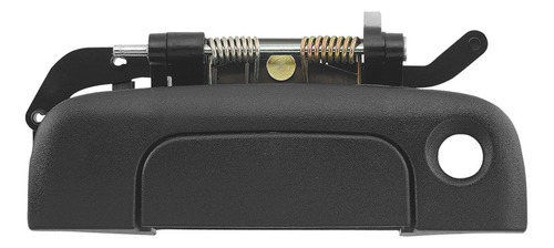 MANIJA EXTERIOR CR VOYAGER/TOWN & COUNTRY  DG CARAVAN 96-00  CON HOYO PARA LLAVE 5TA PUERTA CORRUGADA NEGRO PLASTICO HUSHAN    