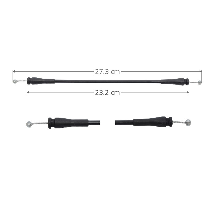 CHICOTE CERRADURA FD ECONOLINE 92-08  27.3 CM HUSHAN   Puerta corrediza 