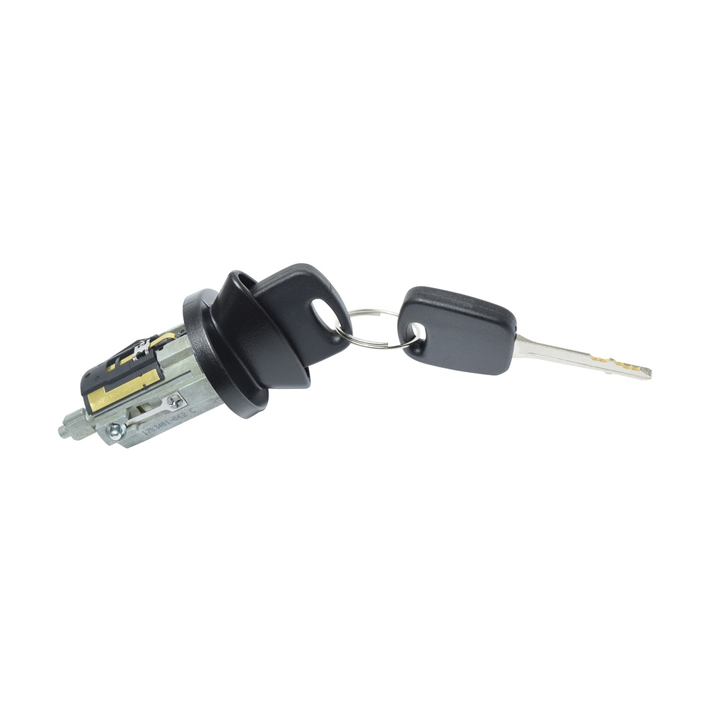 CILINDRO DE ENCENDIDO FD PICK UP 97-03/F-150/F-250 97-08/LOBO 97-03/EXPEDITION 97-02/SUPER DUTY 99-04/ECONOLINE 97-03/RANGER 96-12/WINDSTAR 95-03/EXPLORER 95-01/FREESTAR 04-07/MUSTANG 94-04  CON LLAVE ANCHA PARA CHIP METAL NEGRO 12VCC CUB    