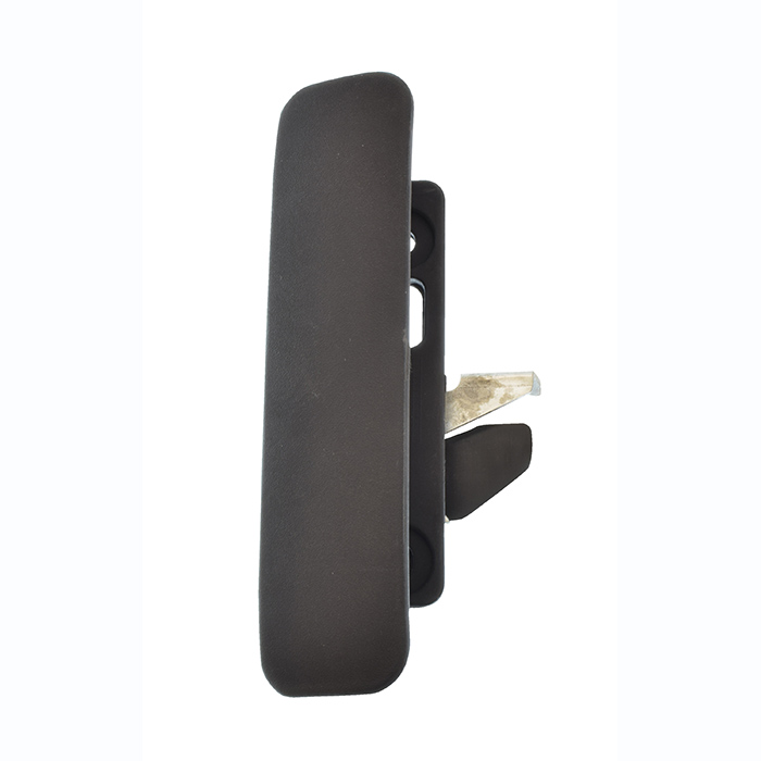 MANIJA EXTERIOR FD ECONOLINE 92-14  SOLO MANIJA 5TA PUERTA CORRUGADA NEGRO PLASTICO HUSHAN    