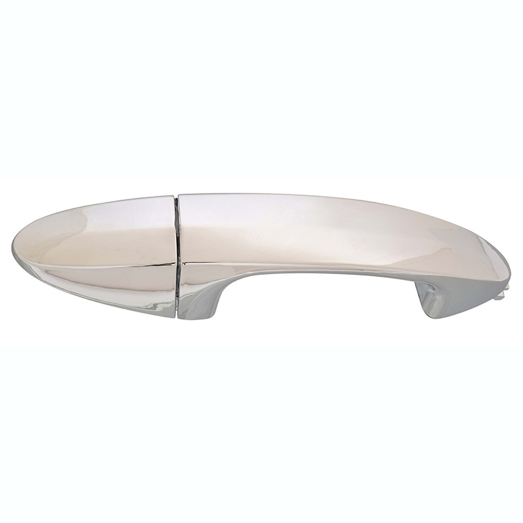 MANIJA EXTERIOR FD ECOSPORT 13-17/FIESTA 11-19  SIN HOYO PARA LLAVE CROMADA PLASTICO HUSHAN Derecho/Izquierdo Delantera/Trasera  