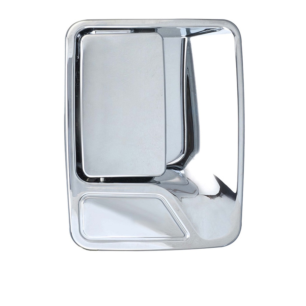MANIJA EXTERIOR FD SUPER DUTY F-250/F-350/F-450/F-550 99-16/EXCURSION 00-07  SIN HOYO PARA LLAVE CROMADA PLASTICO HUSHAN Derecho Delantera/Trasera  