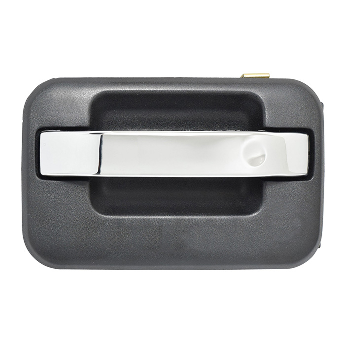 MANIJA EXTERIOR FD F-150/LOBO 09-14  CORRUGADA NEGRA/CROMO HUSHAN Izquierdo Trasera  