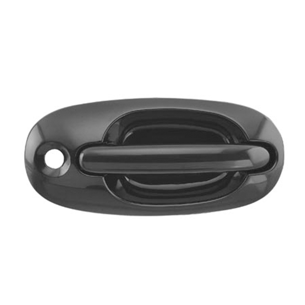 MANIJA EXTERIOR CR VOYAGER/TOWN & COUNTRY  DG CARAVAN 96-00  CON HOYO PARA LLAVE CORRUGADA PLASTICO HUSHAN Derecho Delantera  