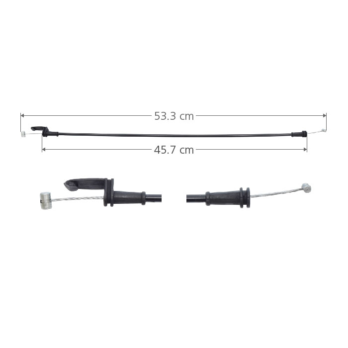 CHICOTE CERRADURA FD FOCUS 99-09  4 PUERTAS 53.3CM Derecho/Izquierdo Delantera  