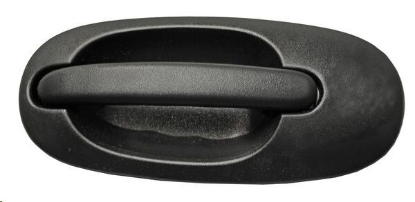 MANIJA EXTERIOR CR VOYAGER/TOWN & COUNTRY  DG CARAVAN 96-00  SIN HOYO PARA LLAVE NEGRA PLASTICO HUSHAN Izquierdo  Puerta corrediza 