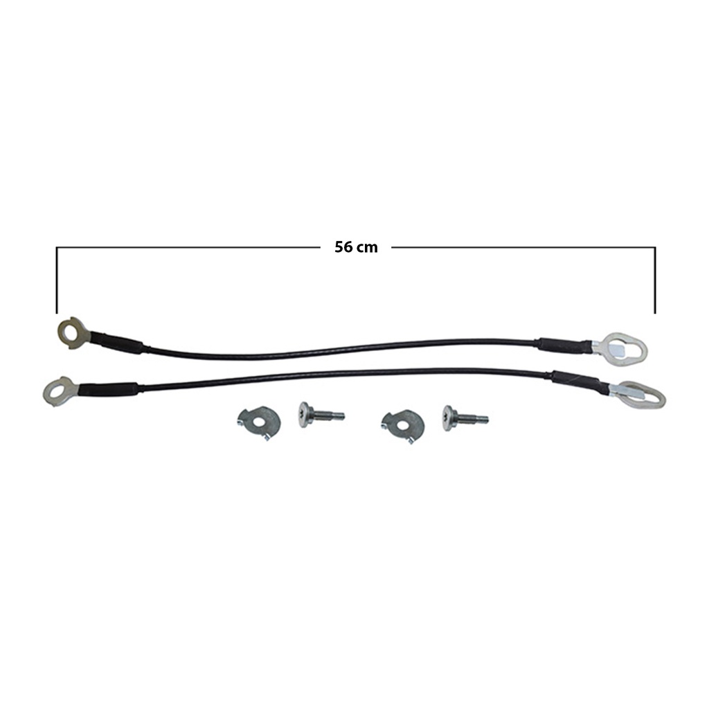 CABLES DE TAPA FD SUPER DUTY 08-12  JUEGO 56.5 CM HUSHAN    