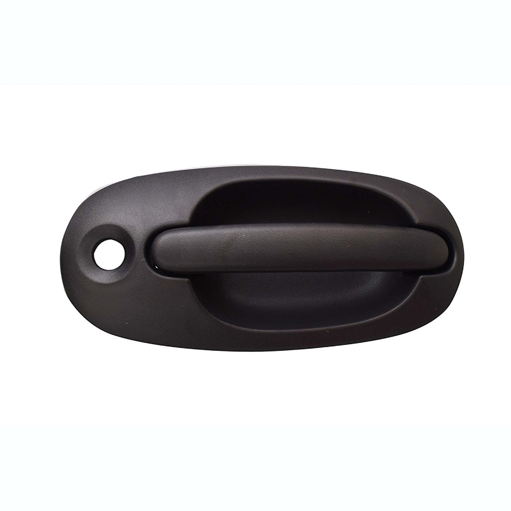 MANIJA EXTERIOR CR VOYAGER/TOWN & COUNTRY  DG CARAVAN 96-00  CON HOYO PARA LLAVE CORRUGADA NEGRA PLASTICO HUSHAN Derecho  Puerta corrediza 