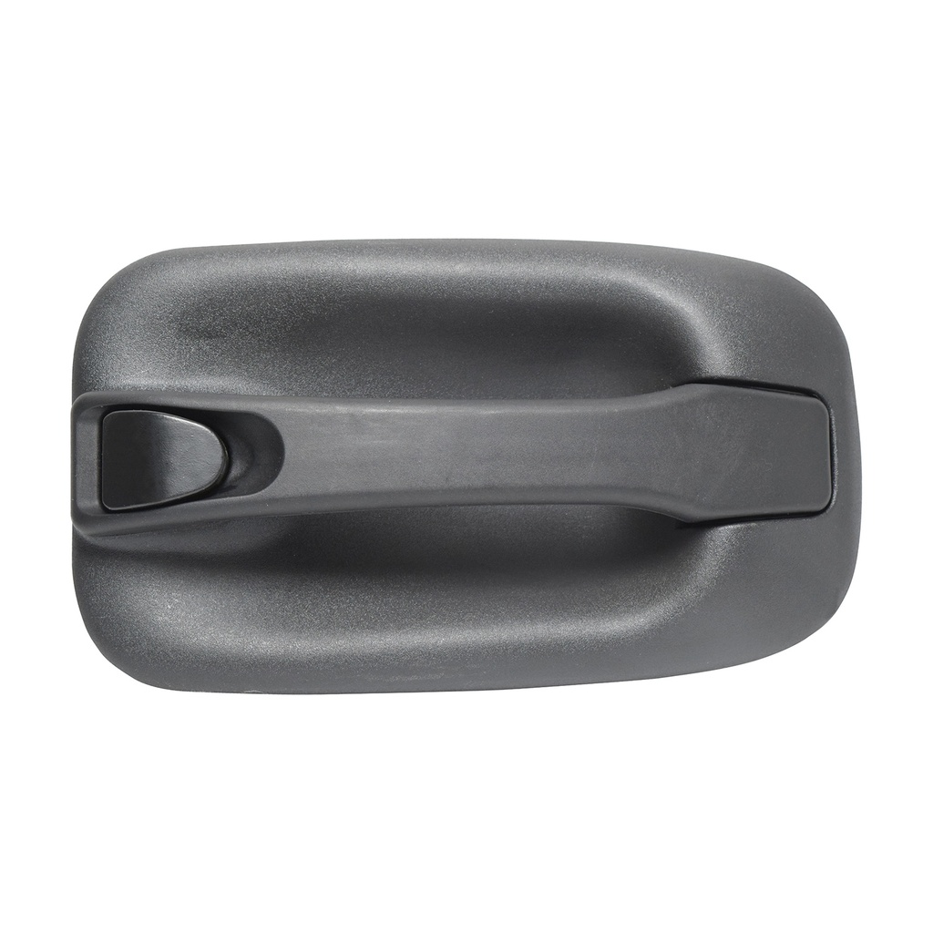 MANIJA EXTERIOR IZ FSR/FTR/FVR 96-07  FO 12000  MANIJA MAS BISEL CORRUGADA NEGRA PLASTICO HUSHAN Derecho/Izquierdo Delantera  