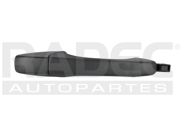 MANIJA EXTERIOR CR VOYAGER/TOWN & COUNTRY  DG CARAVAN 08-16  VW ROUTAN 09-12  SIN HOYO PARA LLAVE CORRUGADA NEGRA PLASTICO HUSHAN Derecho/Izquierdo  Puerta corrediza 