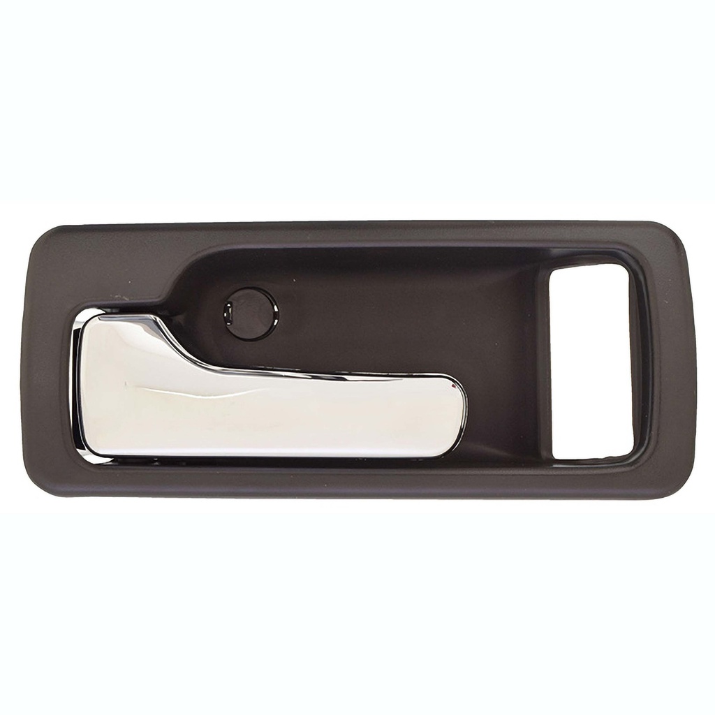 MANIJA INTERIOR HD ACCORD 2P COUPE 90-93  CON HOYO PARA SEGURO SEGURO MANUAL GRIS OBSCURO/CROMADO PLASTICO HUSHAN Izquierdo Delantera  