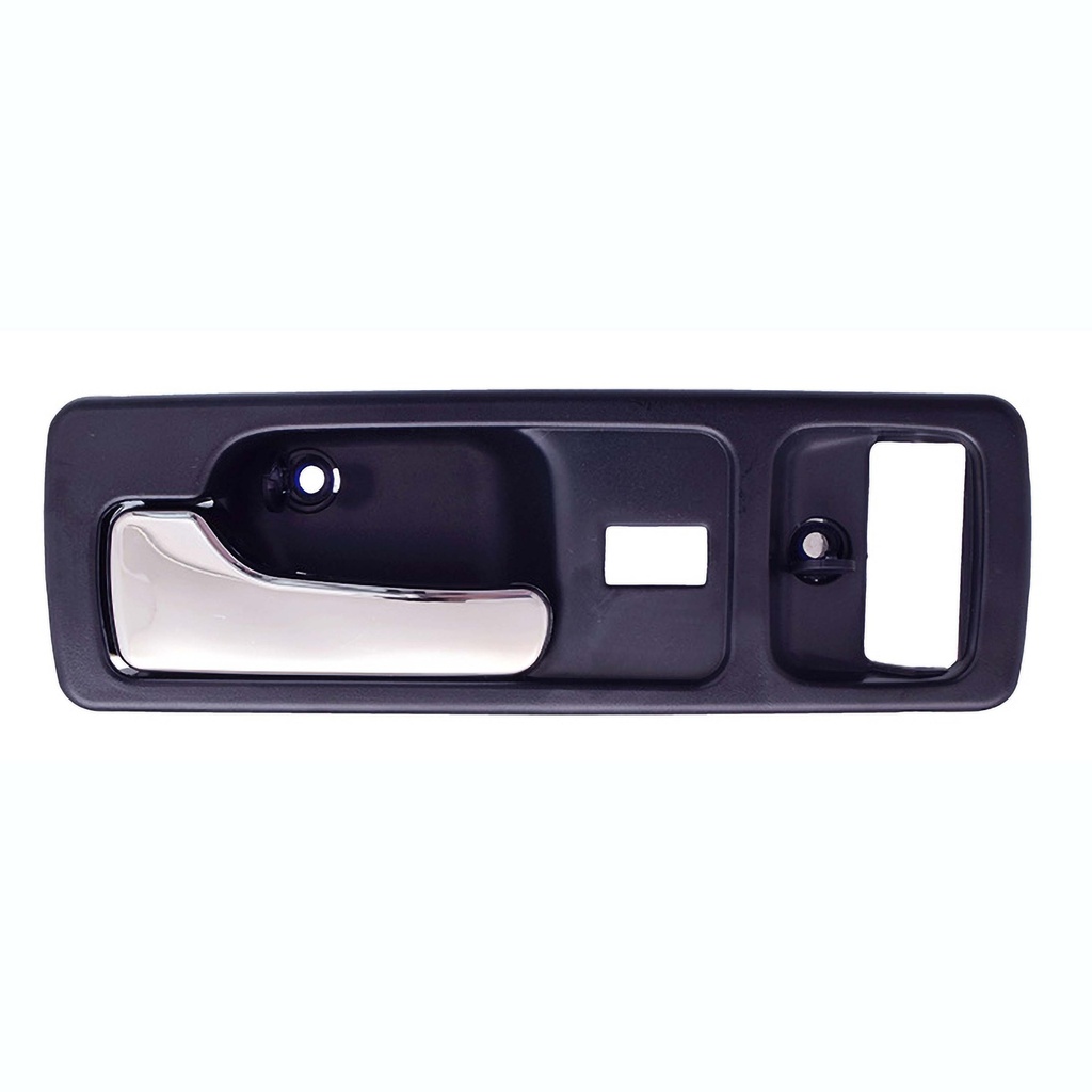 MANIJA INTERIOR HD ACCORD 2P COUPE 90-93  CON HOYO PARA SEGURO SEGURO ELECTRICO AZUL/CROMADA PLASTICO HUSHAN Izquierdo Delantera  