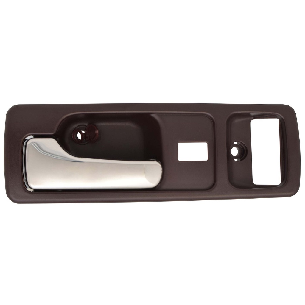 MANIJA INTERIOR HD ACCORD 2P COUPE 90-93  CON HOYO PARA SEGURO SEGURO ELECTRICO CAFE/CROMADO PLASTICO HUSHAN Izquierdo Delantera  