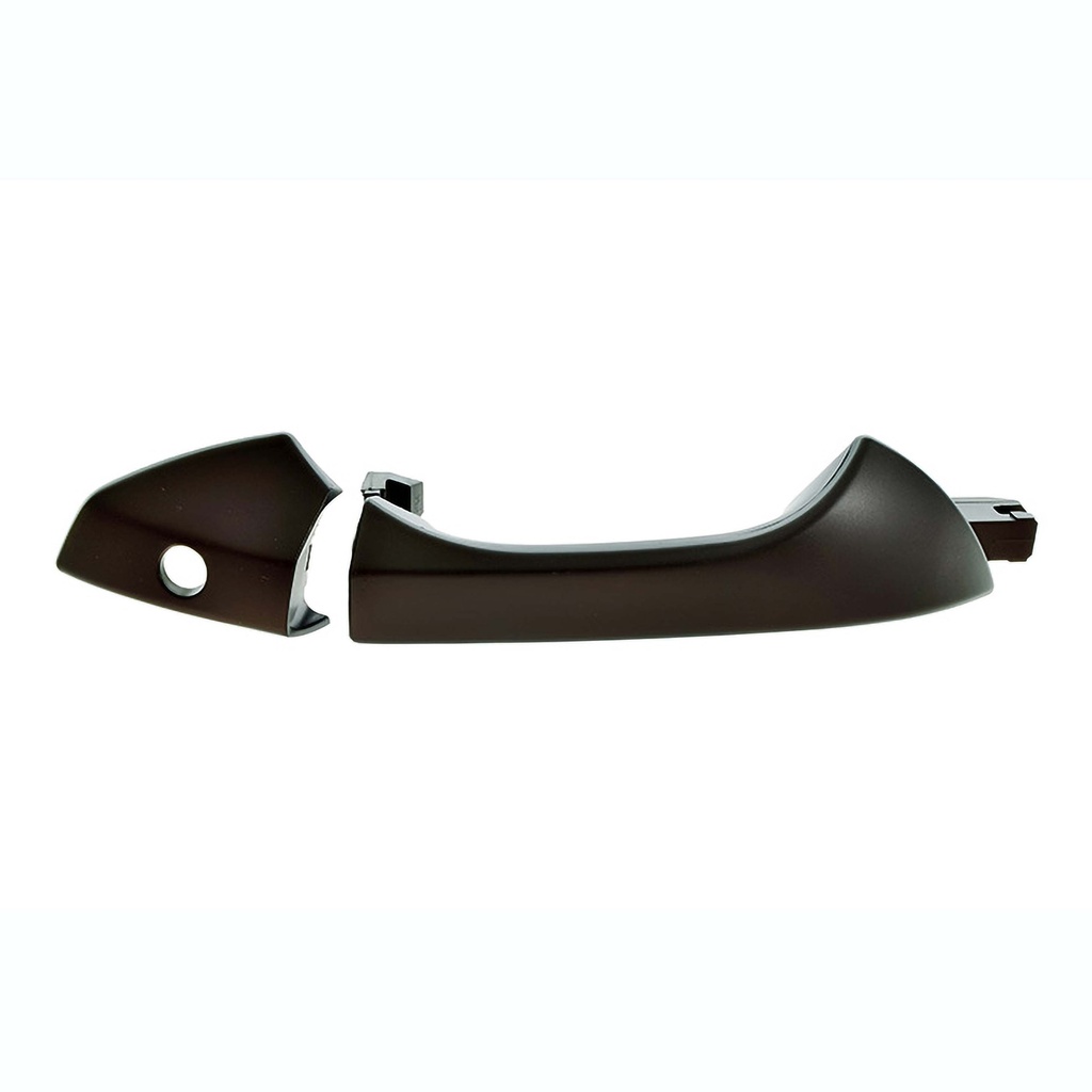 MANIJA EXTERIOR HD ACCORD 2P COUPE / 4P SEDAN 08-12  CON HOYO PARA LLAVE LISA PARA PINTAR NEGRA PLASTICO HUSHAN Derecho Delantera  