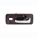 MANIJA INTERIOR HD ACCORD 4P SEDAN 90-93  CON HOYO PARA SEGURO TINTO/CROMO PLASTICO HUSHAN Derecho Delantera  