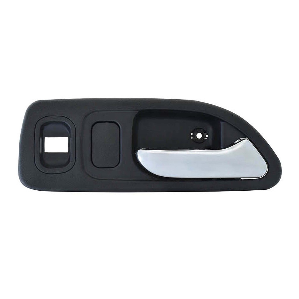 MANIJA INTERIOR HD ACCORD 4P SEDAN 94-97  CON HOYO PARA SEGURO Y CRISTAL CAFE/CROMADO PLASTICO HUSHAN Derecho Delantera  