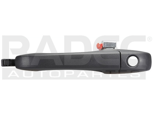 MANIJA EXTERIOR CR VOYAGER/TOWN & COUNTRY 08-16/CIRRUS/SEBRING 07-10/200C 12-14  DG CARAVAN 08-16/JOURNEY 09-10  VW ROUTAN 09-12  DG AVENGER 08-14  CON HOYO PARA LLAVE CORRUGADA NEGRA PLASTICO HUSHAN Izquierdo Delantera  