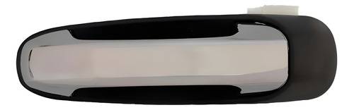 MANIJA EXTERIOR CR ASPEN 07-10  LISA PARA PINTAR NEGRA/CROMO PLASTICO HUSHAN Izquierdo Trasera  