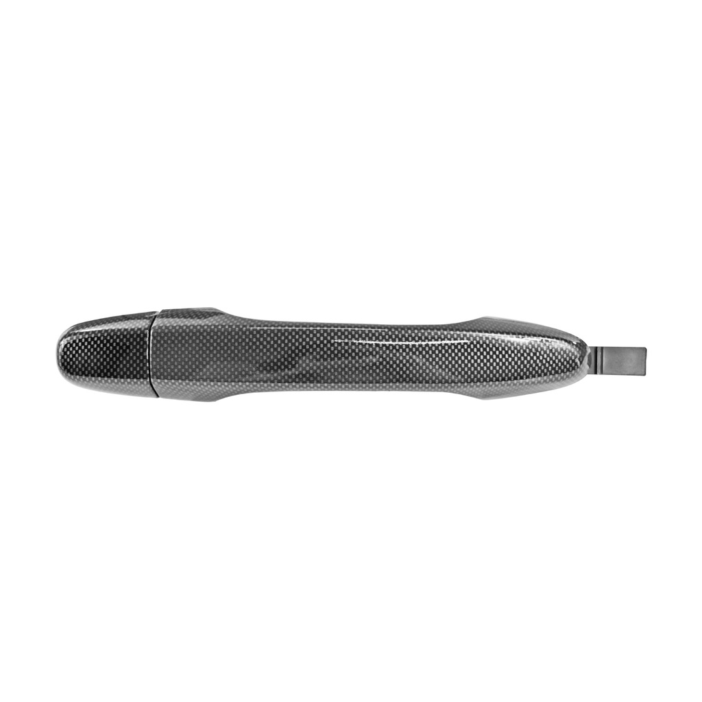 MANIJA EXTERIOR HD CIVIC 2P COUPE / 4P SEDAN 12-15  SIN HOYO FIBRA DE CARBON NEGRA PLASTICO HUSHAN Derecho Delantera  