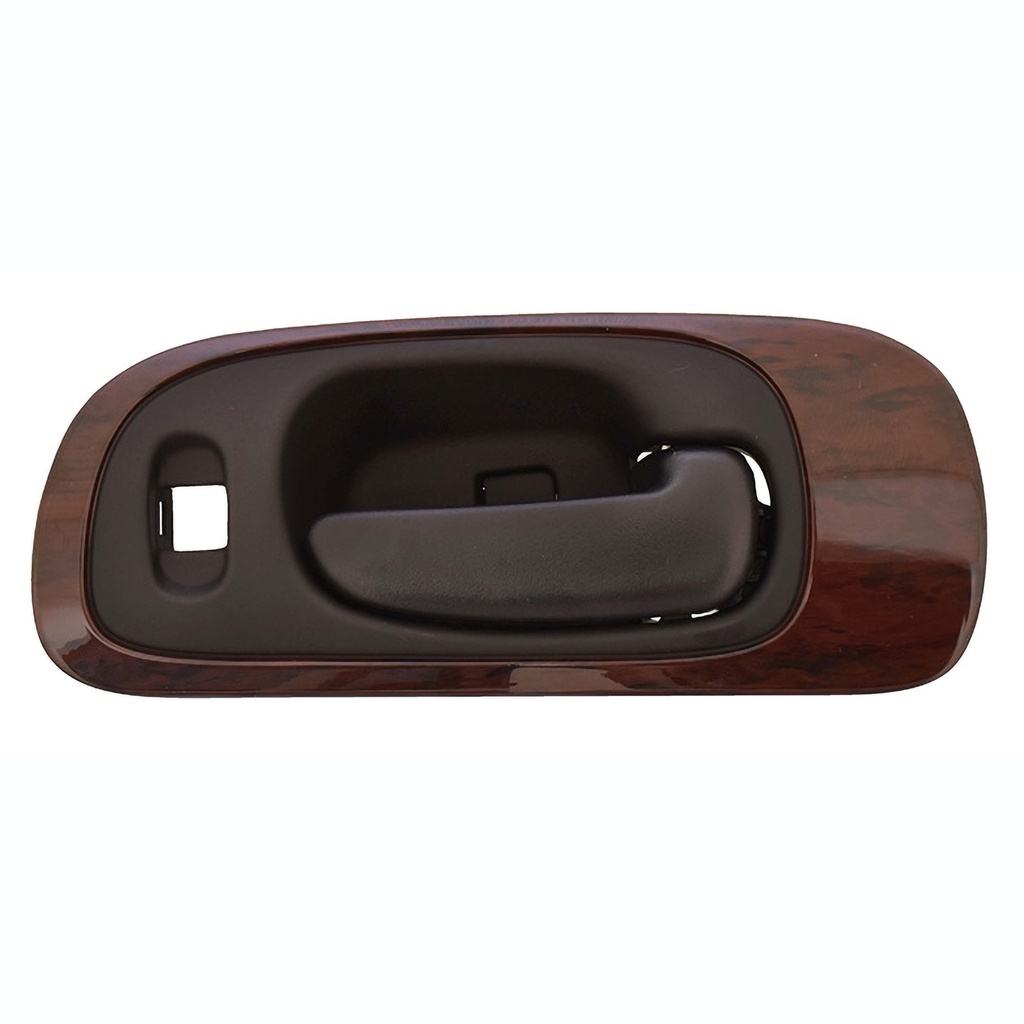 MANIJA INTERIOR CR 300M 99-04/CONCORDE LXI 98-04  CON HOYO PARA SEGURO CON BISEL TIPO MADERA NEGRO PLASTICO HUSHAN Derecho Delantera  