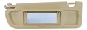 VISERA HD CIVIC 2P COUPE / 4P SEDAN 06-11  1PZA CON ESPEJO S/LUZ BEIGE PLASTICO HUSHAN Izquierdo Delantera
