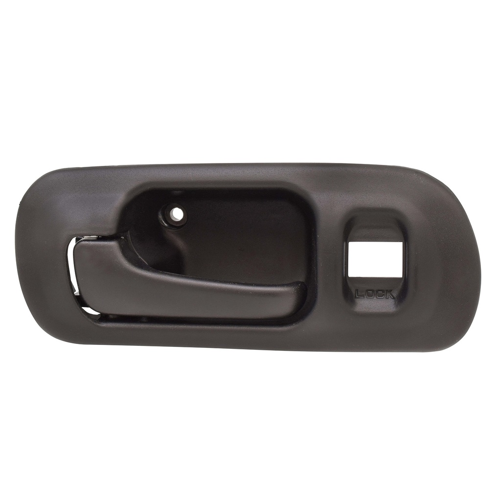 MANIJA INTERIOR HD CIVIC 4P SEDAN 96-00  CON HOYO PARA SEGURO NEGRO PLASTICO HUSHAN Izquierdo Delantera  