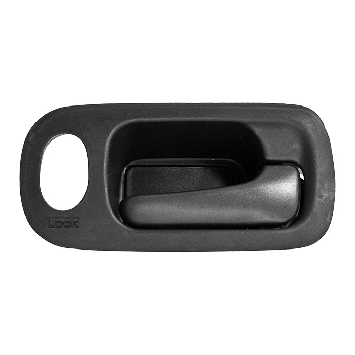 MANIJA INTERIOR HD CR-V 02-06  CON HOYO CORRUGADA NEGRA HUSHAN Derecho Delantera  