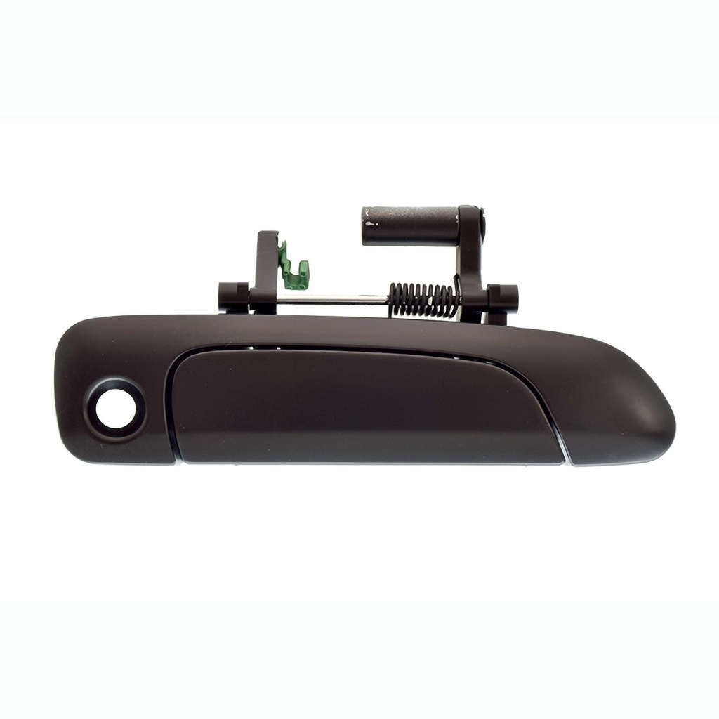 MANIJA EXTERIOR HD FIT 06-08  CON HOYO PARA LLAVE LISA PARA PINTAR NEGRA PLASTICO HUSHAN Derecho Delantera  