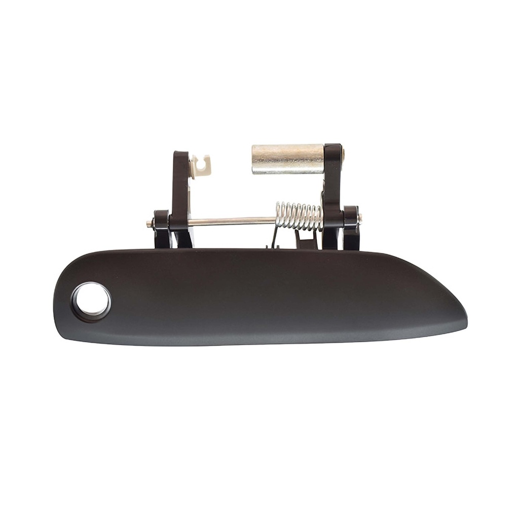 MANIJA EXTERIOR HD FIT 09-14  CON HOYO PARA LLAVE LISA PARA PINTAR NEGRA PLASTICO HUSHAN Derecho Delantera  