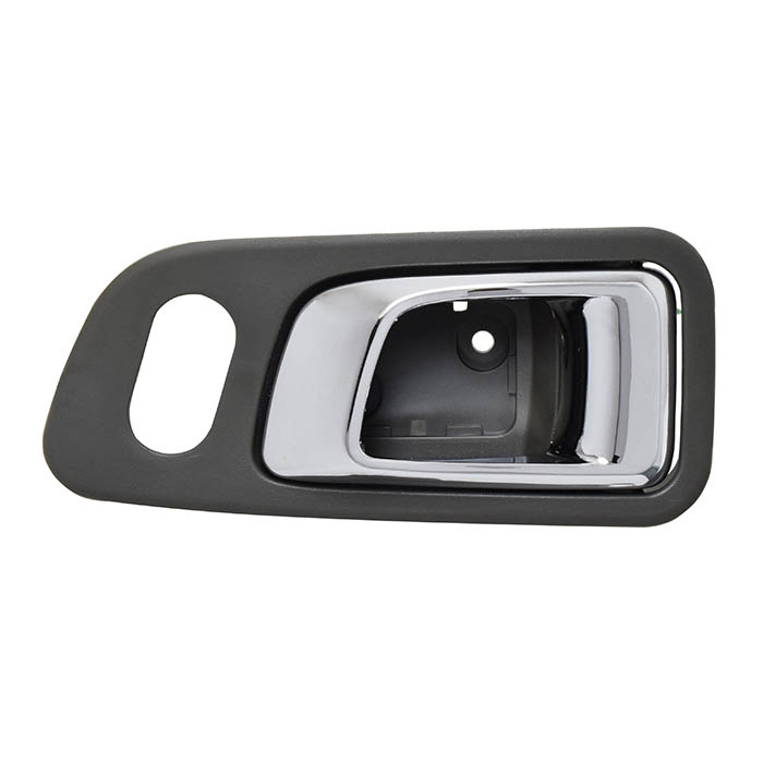 MANIJA INTERIOR HD PILOT 03-08  CON HOYO PARA SEGURO GRIS/CROMO PLASTICO HUSHAN Derecho Delantera  