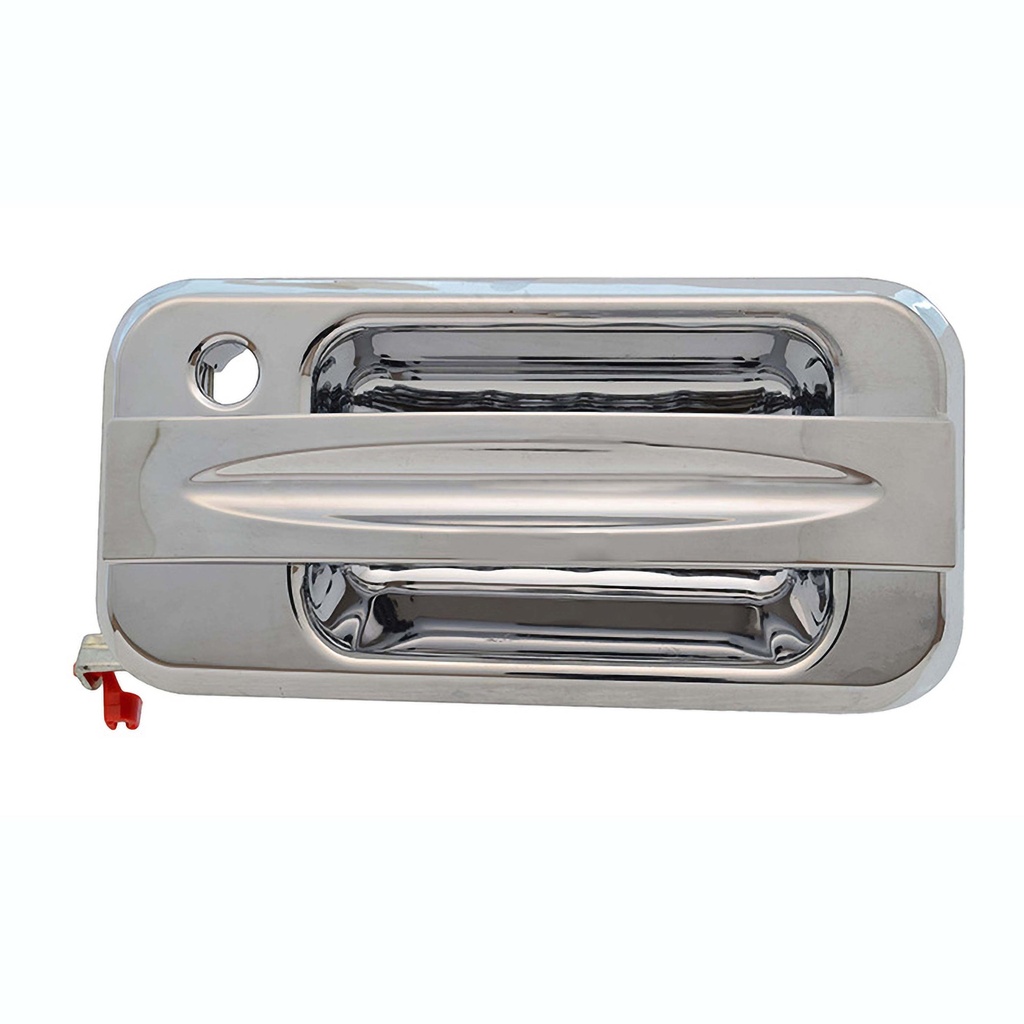 MANIJA EXTERIOR HM H2 SUT/SUV 03-09  CON HOYO PARA LLAVE CROMADA PLASTICO HUSHAN Izquierdo Delantera  