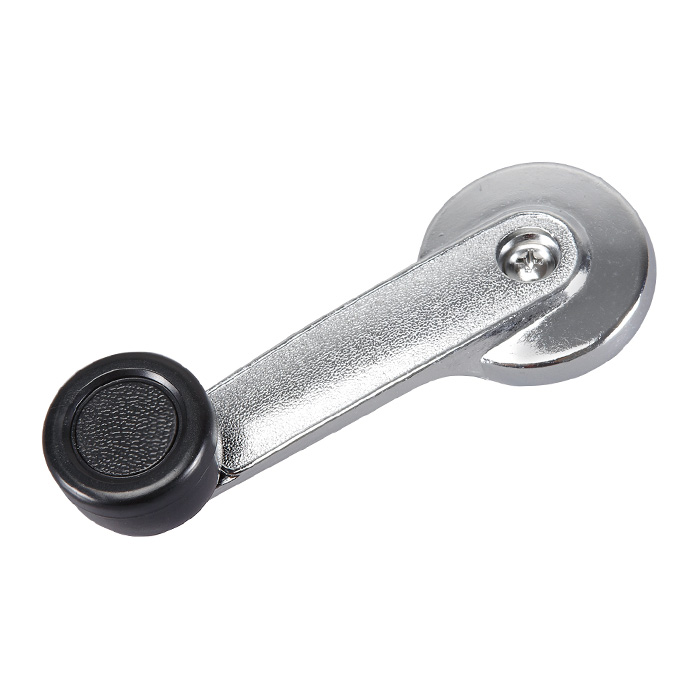 MANIJA DE ELEVAR DS SEDAN B210 73-77/B310 77-81  PERILLA NEGRA ZINC CROMADA HUSHAN    