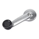 MANIJA DE ELEVAR DS SEDAN B210 73-77/B310 77-81  PERILLA NEGRA ZINC CROMADA HUSHAN    