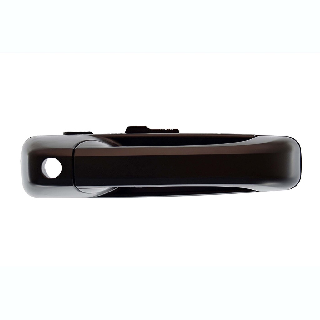MANIJA EXTERIOR JP GRAND CHEROKEE 05-10/COMMANDER 06-10  CON HOYO PARA LLAVE LISA PARA PINTAR NEGRA PLASTICO HUSHAN Derecho Delantera  