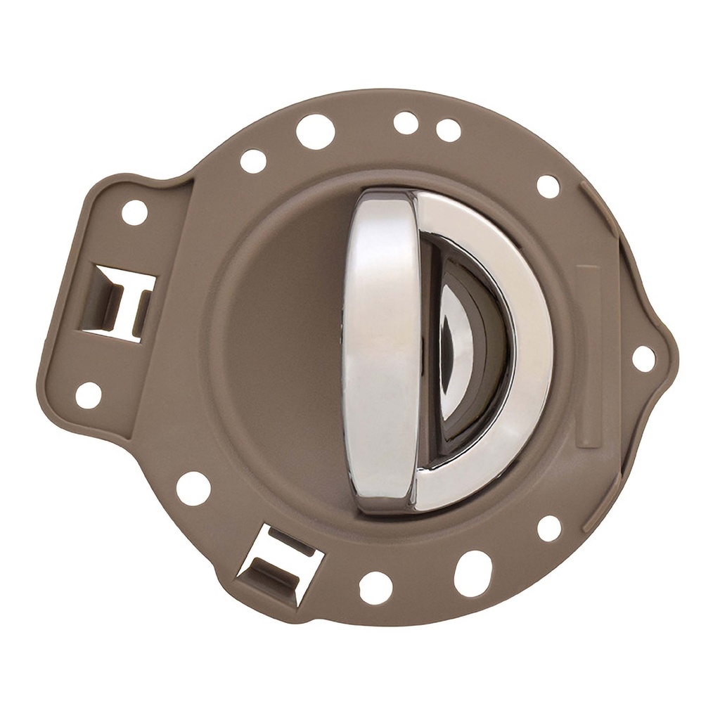 MANIJA INTERIOR JP COMMANDER 06-10  CON BASE CAFE/CROMADO PLASTICO HUSHAN Derecho Delantera/Trasera  