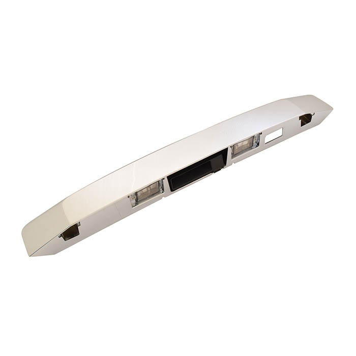 MOLDURA 5TA PUERTA JP LIBERTY 08-13  CON MANIJA ADAPTABLE CAMARA REVERSA SIN EMBLEMA CON LUZ DE PLACA CROMADA    