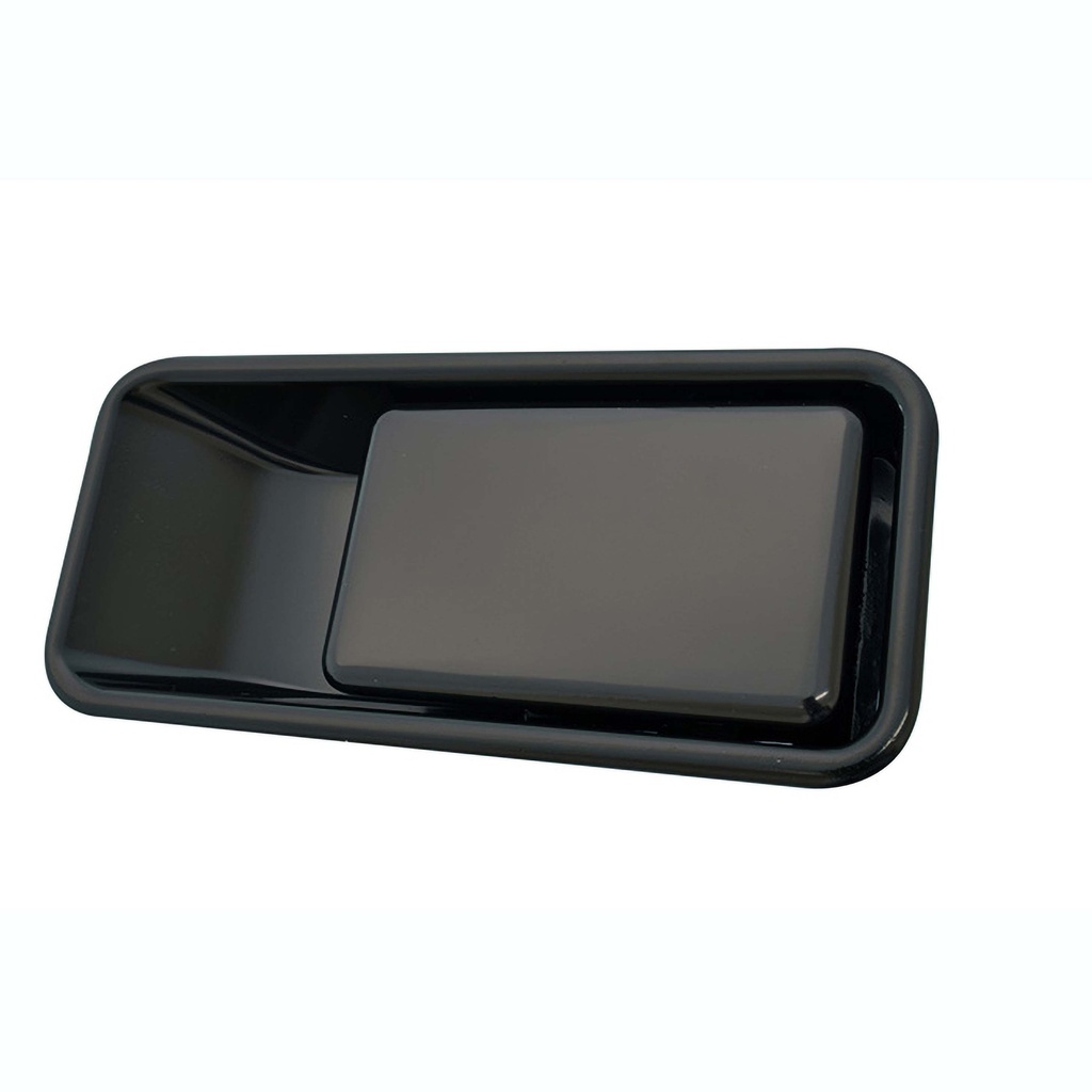 MANIJA EXTERIOR JP WRANGLER 87-06  MEDIA PUERTA LISA NEGRA ZINC HUSHAN Izquierdo Delantera  