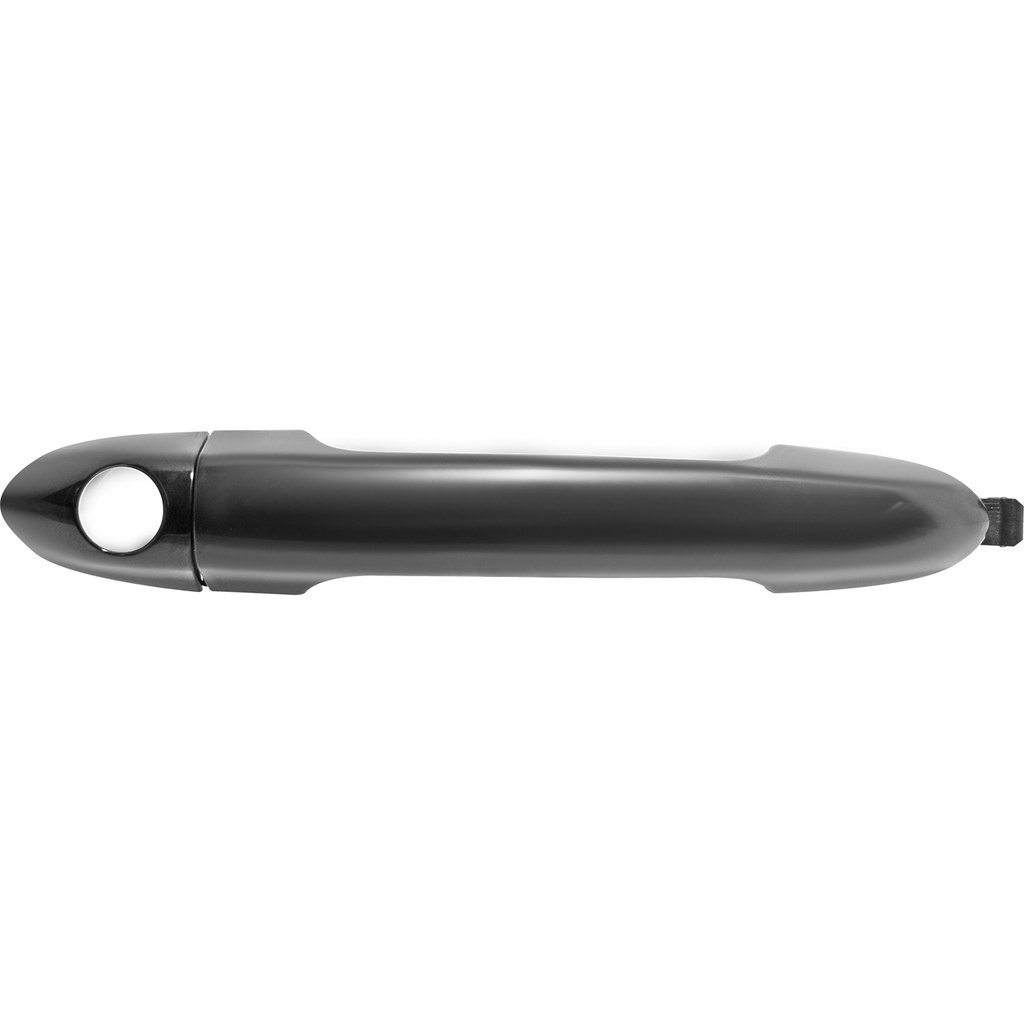 MANIJA EXTERIOR KI RIO 16-17  CON HOYO PARA LLAVE SIN SENSOR LISA PARA PINTAR NEGRA PLASTICO HUSHAN Izquierdo Delantera  