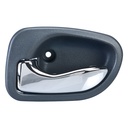 MANIJA INTERIOR DG ATOS 00-12  HY ACCENT 95-99  PATA LARGA GRIS OBSCURO/CROMADO PLASTICO HUSHAN Izquierdo Trasera  