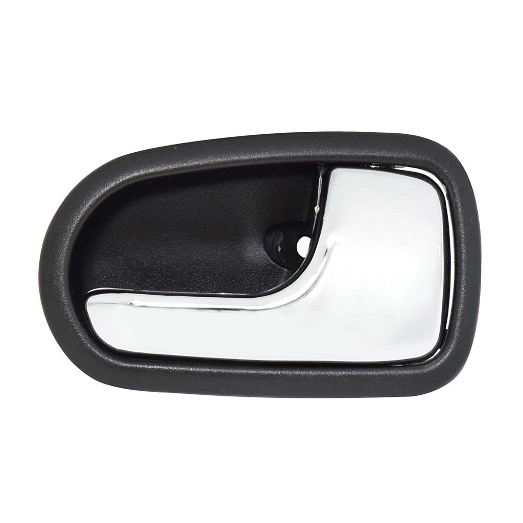 MANIJA INTERIOR MZ 323 FAMILIA/PROTEGE 95-03/626 93-02  NEGRA/CROMO PLASTICO HUSHAN Derecho Delantera/Trasera  
