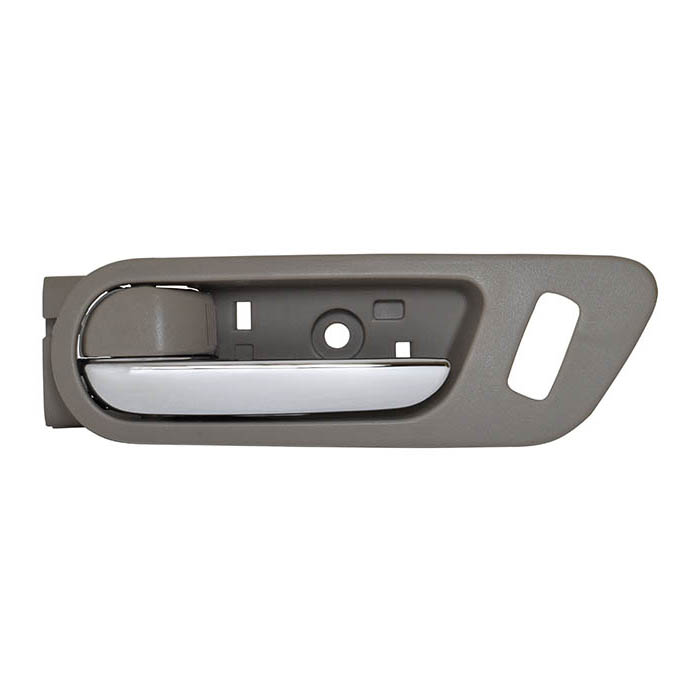 MANIJA INTERIOR MZ 6 09-13  CON HOYO PARA SEGURO BEIGE/CROMADA PLASTICO HUSHAN Izquierdo Delantera  