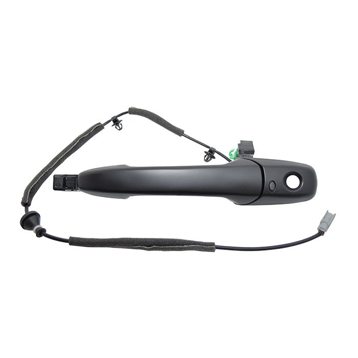 MANIJA EXTERIOR MZ CX-7 07-12/CX-9 07-15  CON HOYO PARA LLAVE CON SENSOR LISA NEGRA HUSHAN Izquierdo Delantera  