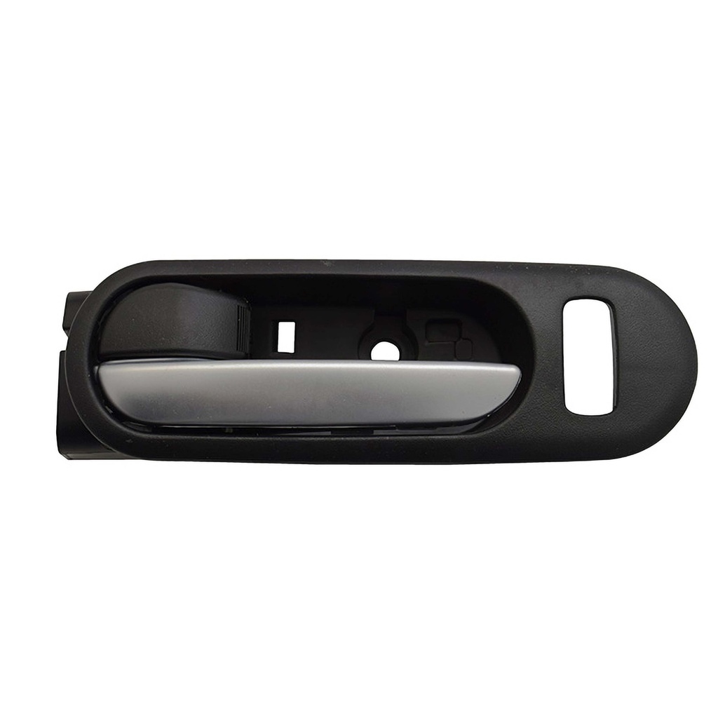 MANIJA INTERIOR MZ CX-7 07-12  CON HOYO PARA SEGURO NEGRO/PLATA PLASTICO HUSHAN Izquierdo Delantera  
