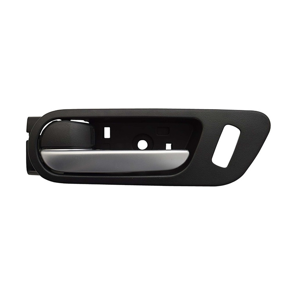 MANIJA INTERIOR MZ CX-9 07-15  CON HOYO PARA SEGURO NEGRO/PLATA PLASTICO HUSHAN Izquierdo Delantera  