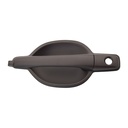 MANIJA EXTERIOR MT ENDEAVOR 04-11  CON HOYO PARA LLAVE LISA PARA PINTAR NEGRA PLASTICO HUSHAN Izquierdo Delantera  